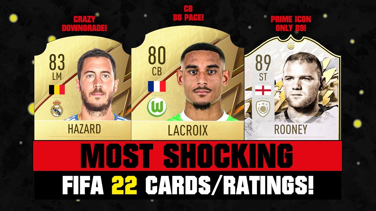 FIFA 22 | MOST SHOCKING CARDS/RATINGS IN FIFA 22! 💀😵 ft. Hazard, Rooney, Lacroix&hellip; etc