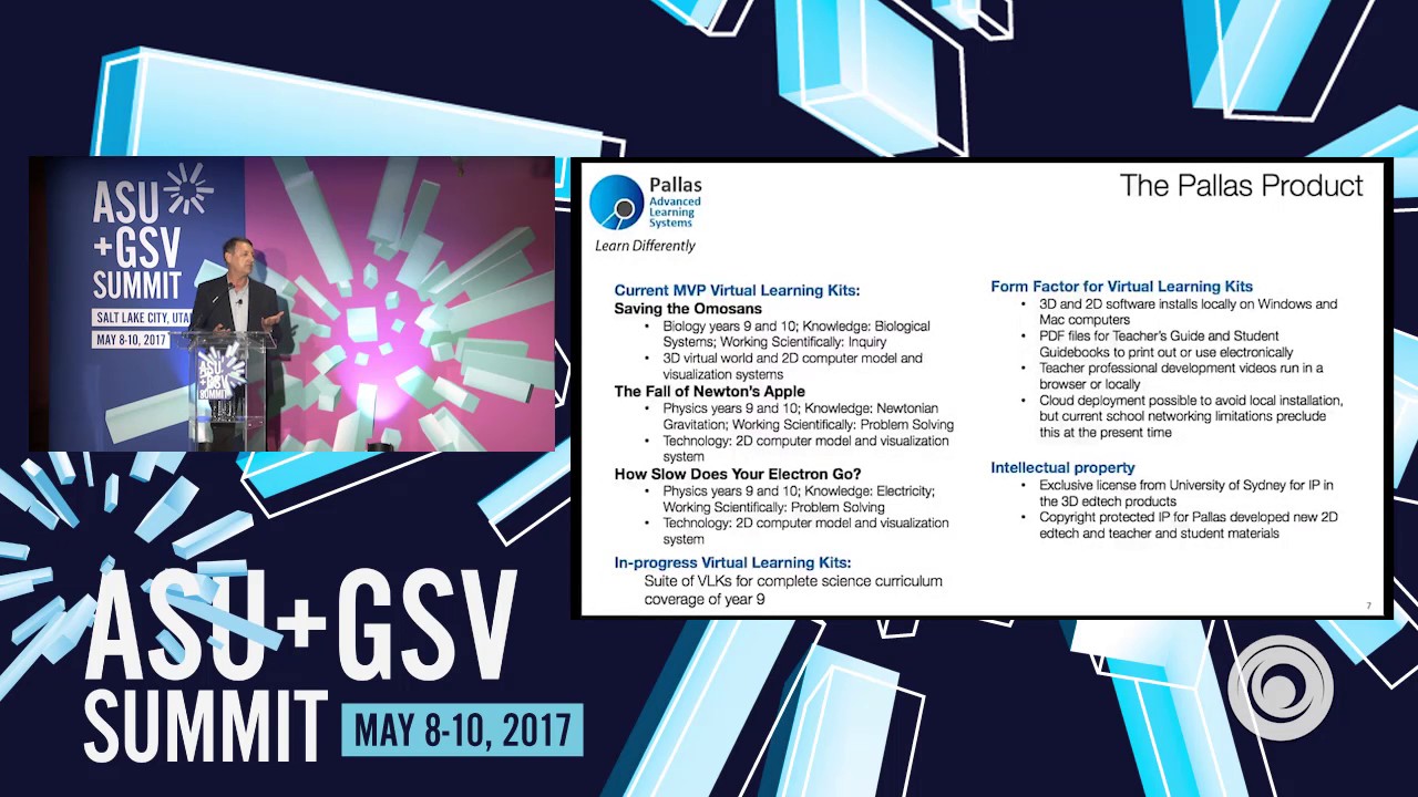 ASU GSV Summit:  Pallas Advanced Learning Systems