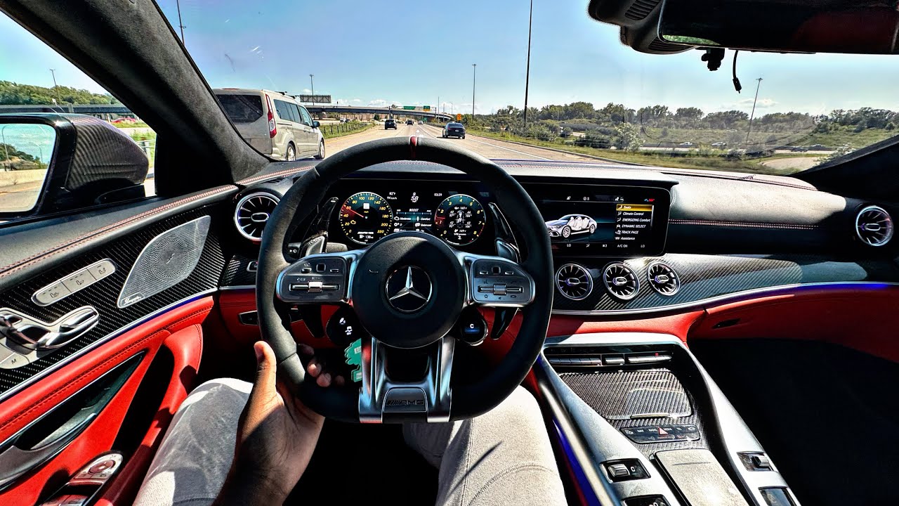 Daytime AMG GT63s POV Driving