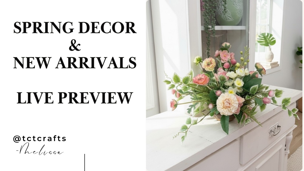 New Spring Arrivals + Live Floral Design | Let’s Create Something Beautiful