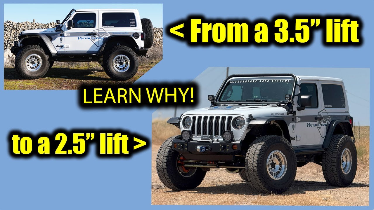 I lowered my 2-door Jeep Wrangler,  Find Out Why!