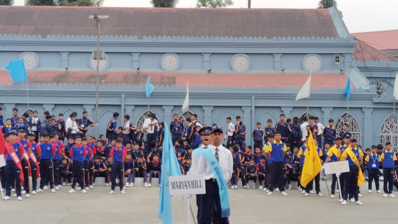investitures ceremony of marianhill higher secondary school Jowai and welcoming our vice principal 😊