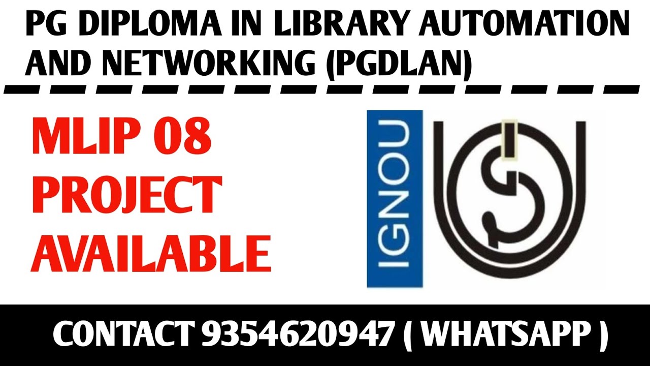 MLIP 08 Ignou Project / Ignou PGDLAN Project submission / MLIP 08 Project Work