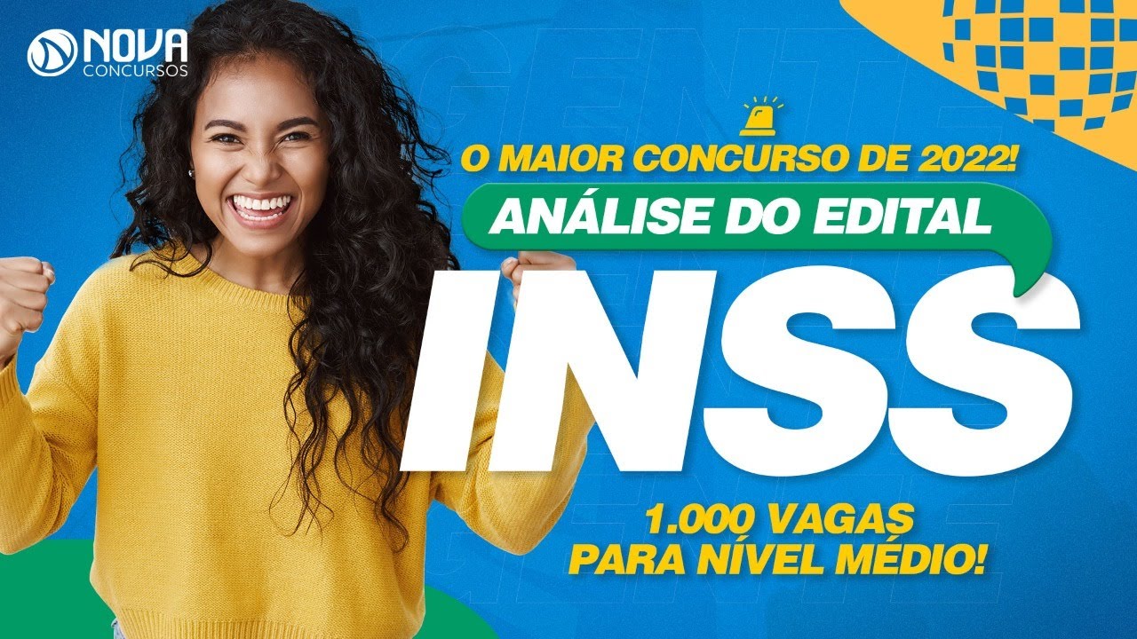 Concurso INSS 2022 análise completa do edital