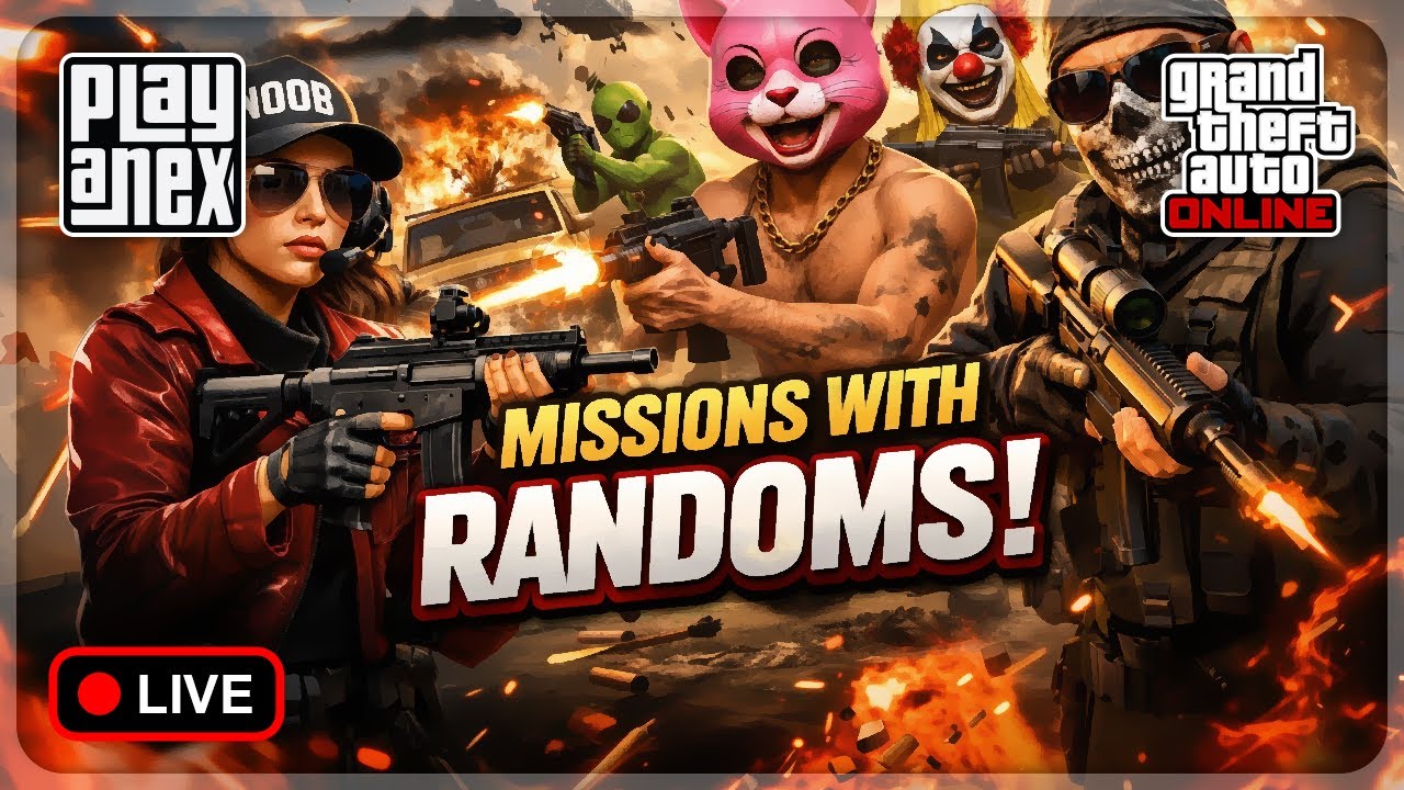 🔴 GTA Online Live Stream // Missions with Randoms Chaos // PS5-Pro