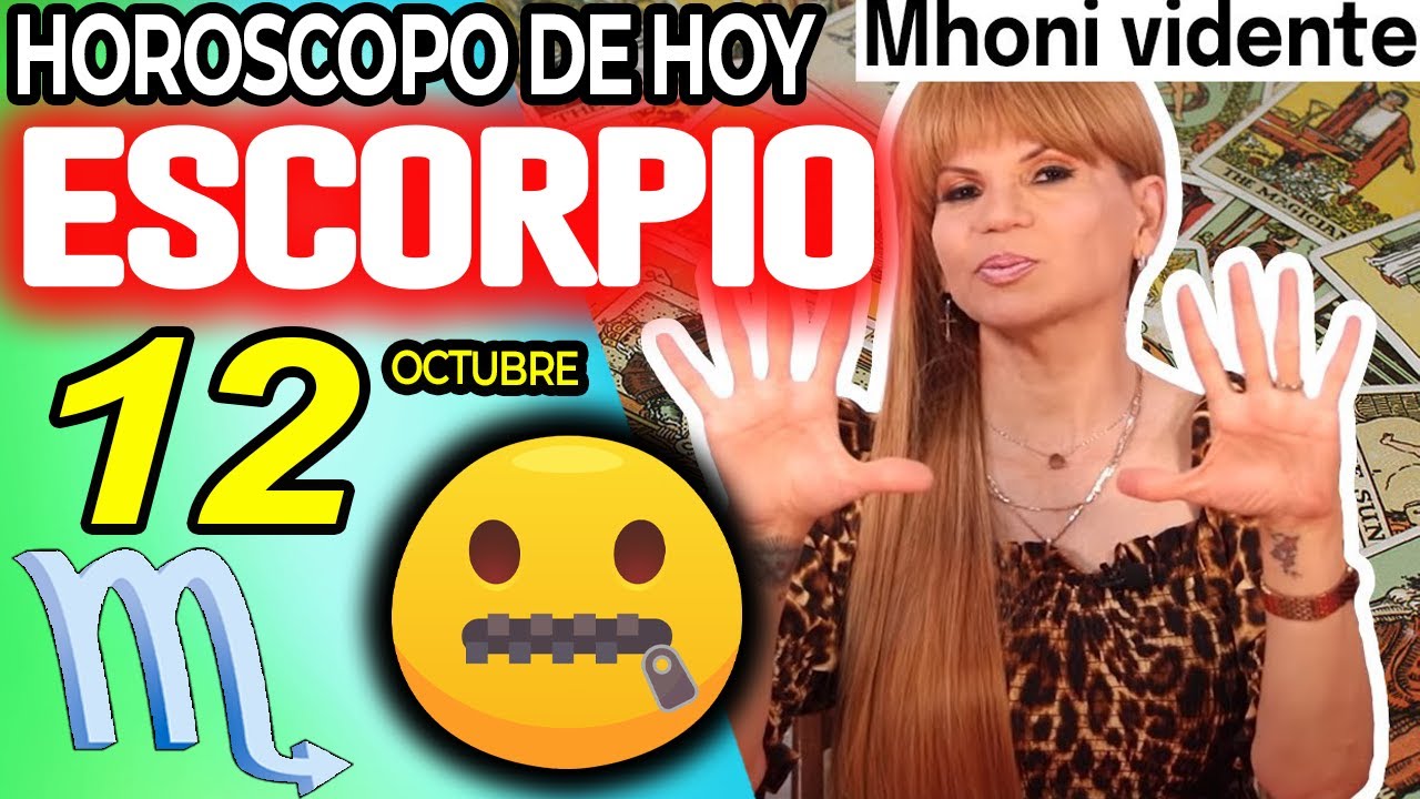 ESCORPIO♏ URGENTE❗️💌NO DIGAS NADA A NADIE POR FAVOR🙏🏻🤐 MONHI 🔮 Horoscopo De Hoy 12 De Octubre 2025