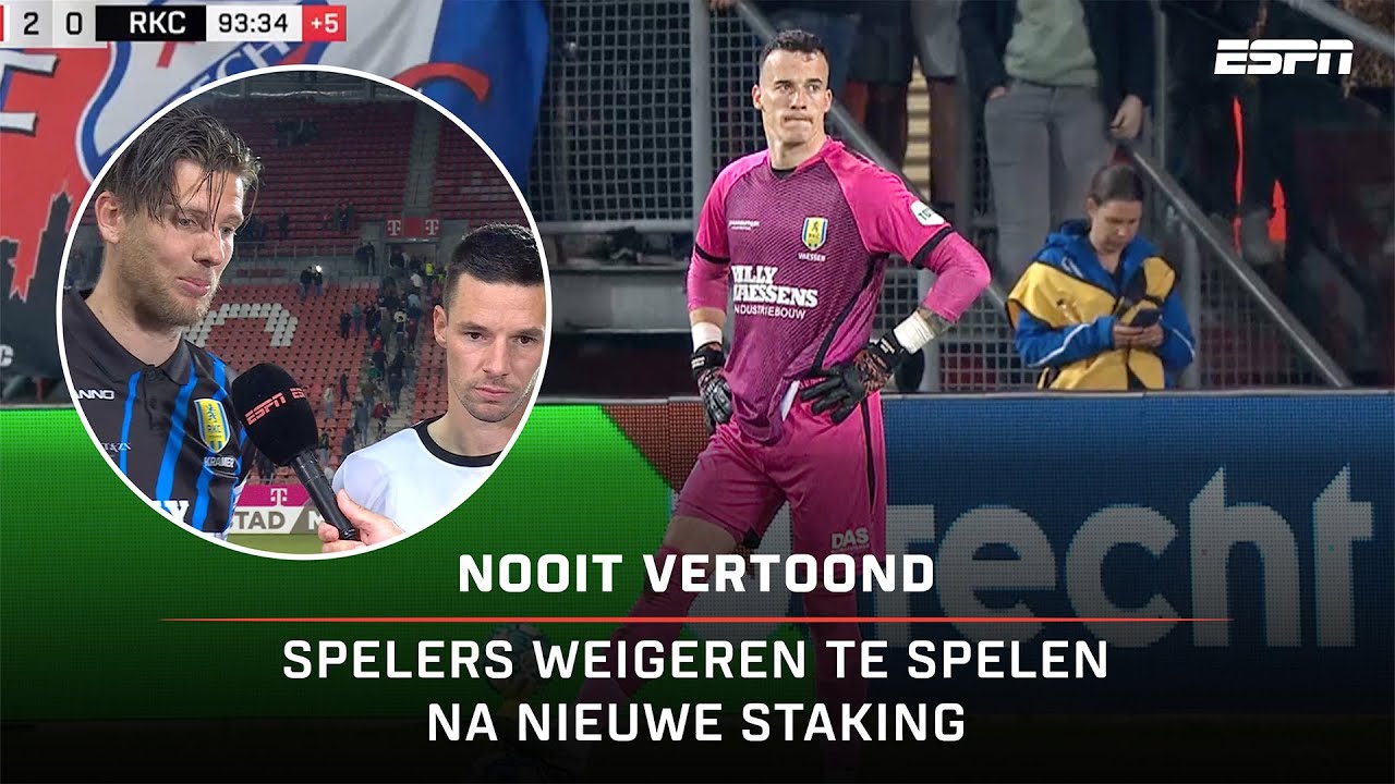 NOOIT VERTOOND: spelers WEIGEREN te spelen na TWEEDE STAKING ❌ | FC Utrecht - RKC Waalwijk