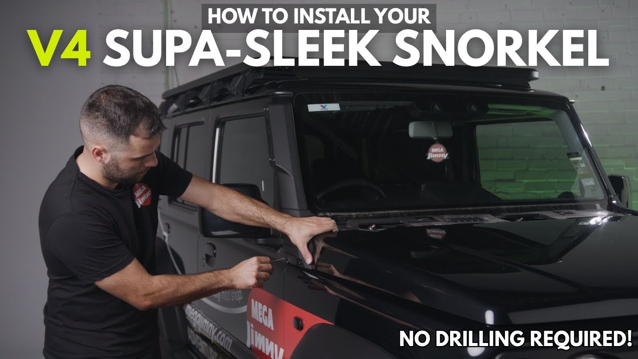 Supa-Sleek 'No-Drill' Jimny Snorkel Installation Guide!
