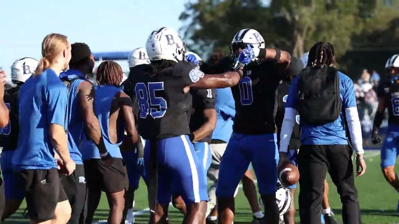 Barton Football highlights versus Chowan (Oct. 18, 2025)