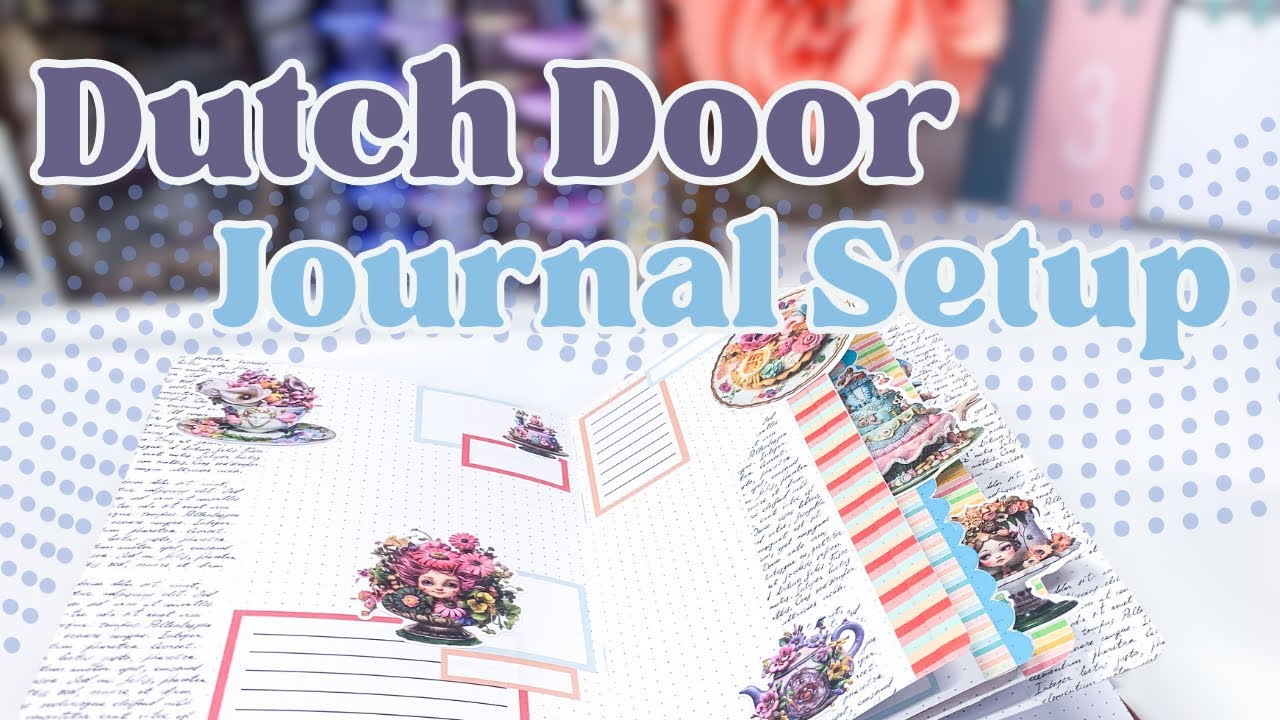 Weekly Creative Journal Setup & Plan With Me May 2024 [Dutch Door Spread]