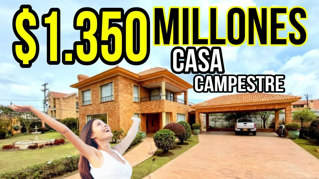 CASA CAMPESTRE EN CHIA  -  Contáctanos al +57 3115087995
