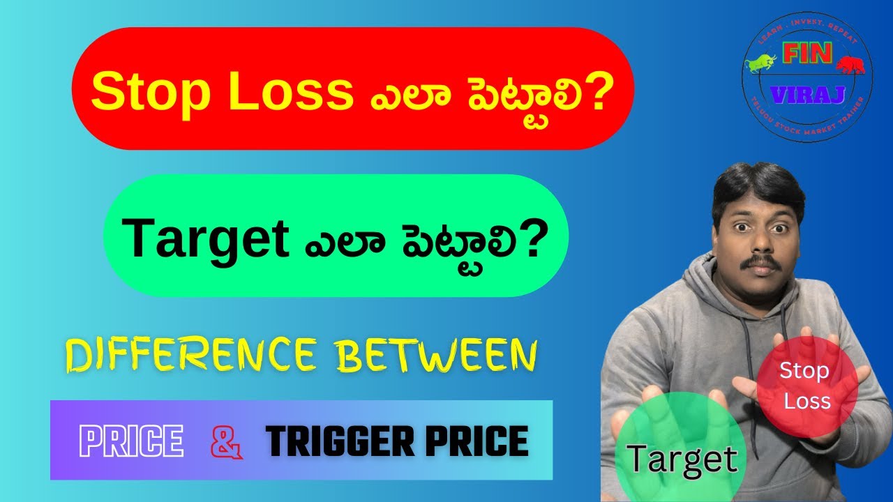 How to set Stop Loss? | How to set Target? || #trading #stockmarket