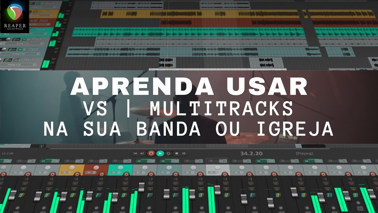 Como Usar VS | Multitracks na Igreja ou Banda com Reaper - William Dias