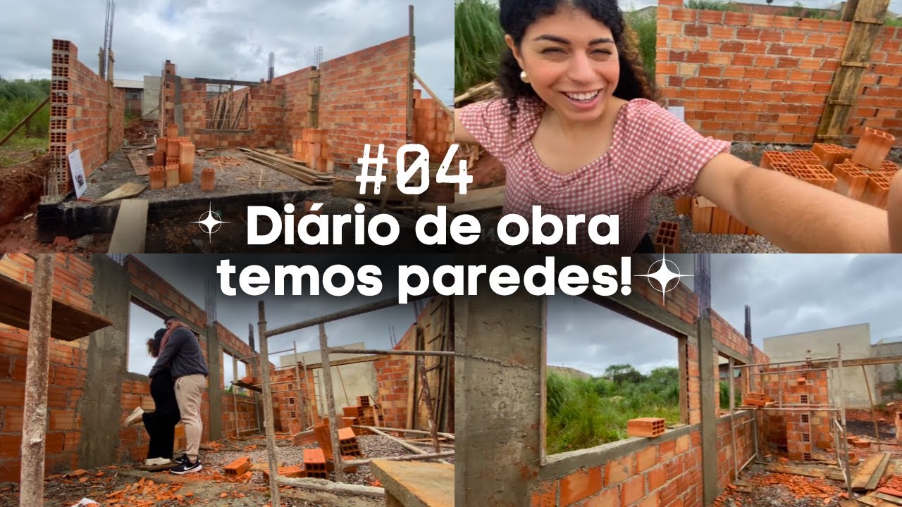 TEMOS PAREDES! ALVENARIA DA CASA NO PONTO DE LAGE #DiárioDeObra 04 - Duda Ramos