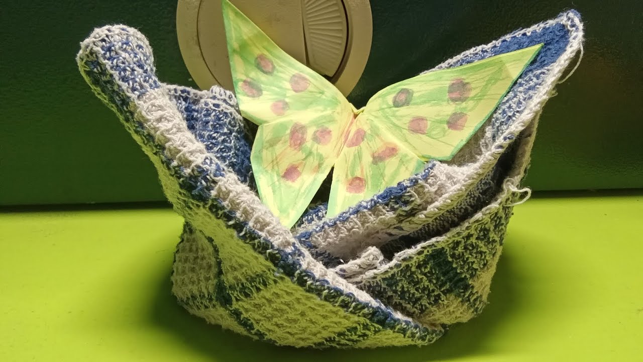 Beautiful craft from square cloth