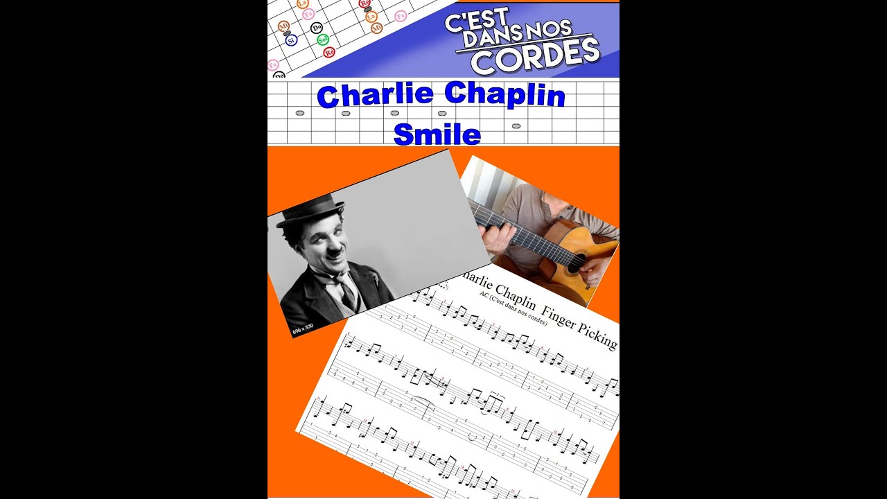 Charlie Chaplin / Smile / finger picking (tabs)