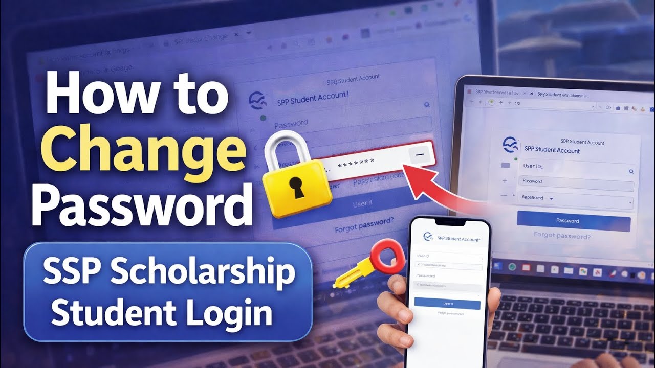 How to Change Password in SSP Scholarship Student Login | Karnataka SSP Portal