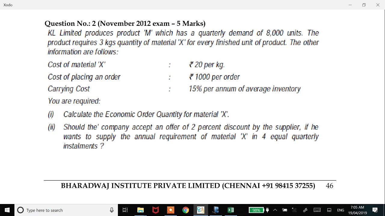 CA inter costing Full Revision