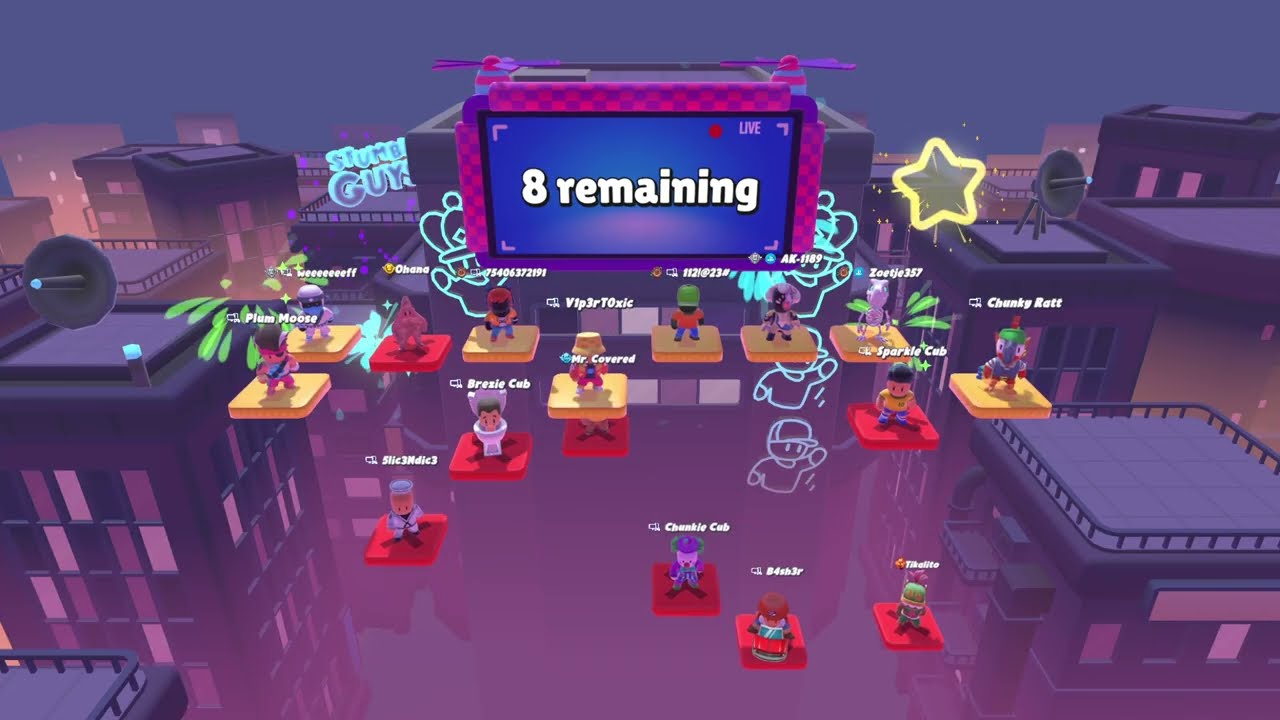 Block Dash Remastered in Stumble Guys