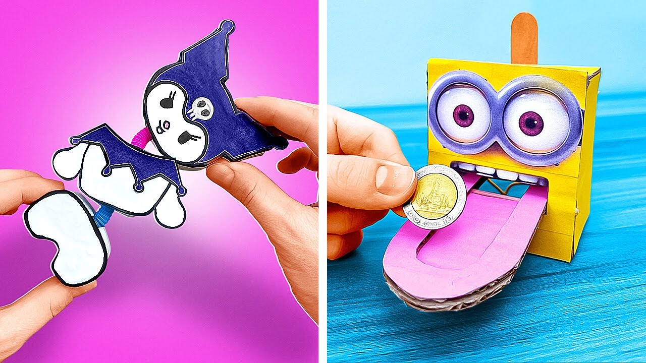 CARDBOARD CRAFTS ❤️📦 CUTE & EASY DIY