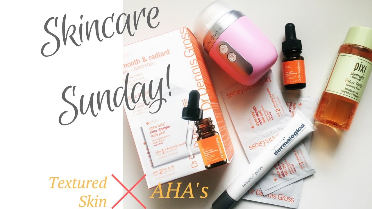 How to treat textured skin & AHAs || Skincare Sundays - Elle Leary Artistry