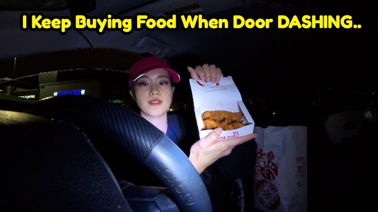 When I'm here to Make Money but Buy Food All The Time Door Dashing Uber Eats Ride Along SO CAL 🚗