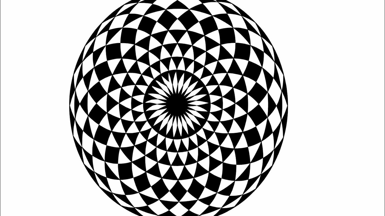 “Mind-Blowing Mandala Art | Optical Illusion Sphere 🔮”