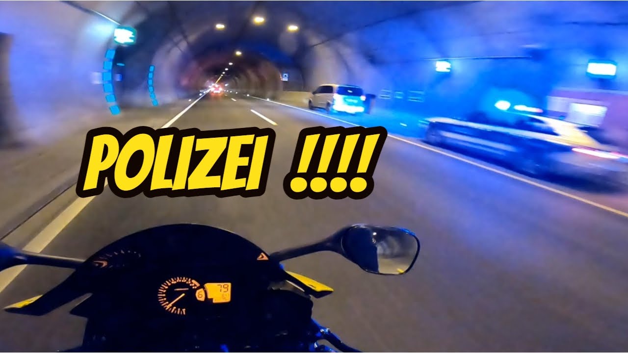 Polizeikontrolle im Tunnel und geblitzt wurden. | GSX-R 1000