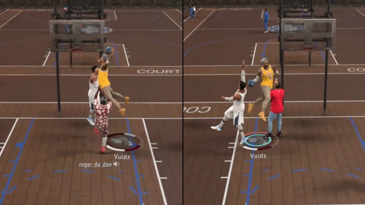 2K NEEDS TO FIX THIS GAME POINT DUNK GLITCH! (NASTY CONTACT DUNKS) | NBA 2K17 MyPark