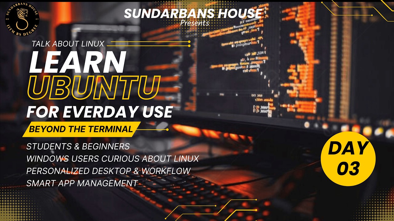 Beyond the terminal: Session 03