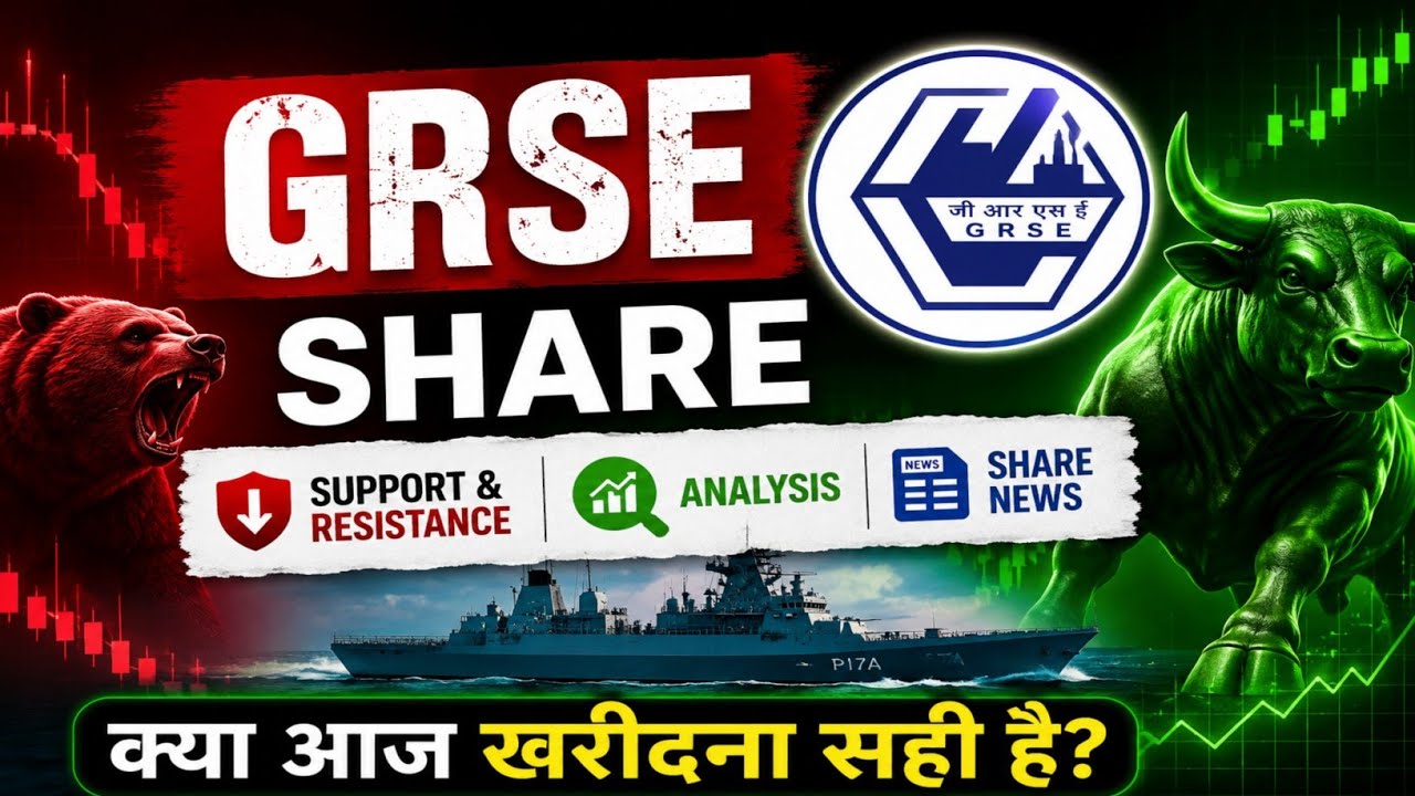 GRSE share 🔥✅ | GRSE share latest news today | GRSE share news | GRSE news / GRSE Target / Analysis 