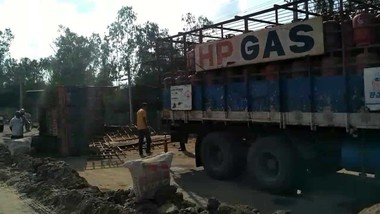 Accident Hpgas lorry