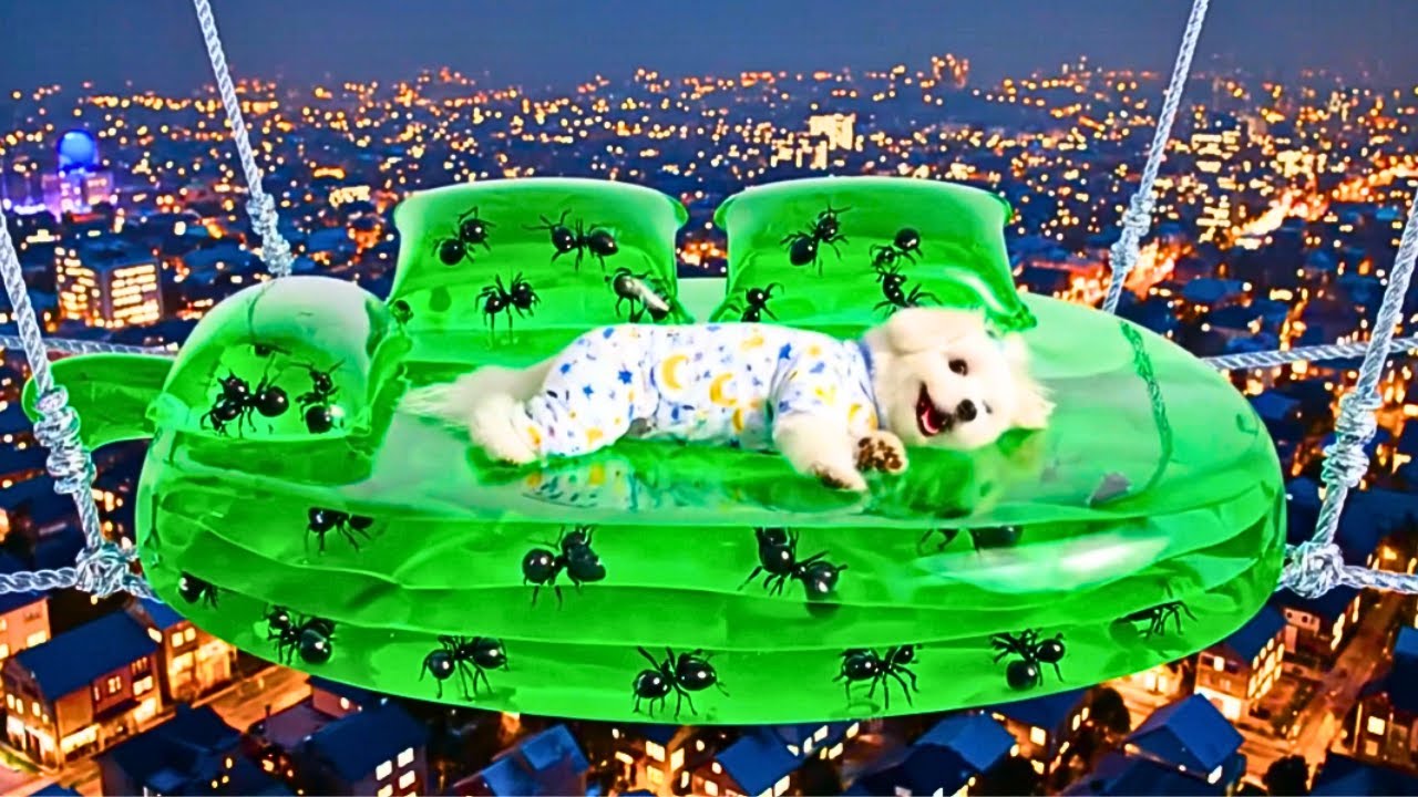 Oddly Satisfying ASMR – Cute Dog on Edible City Gardens