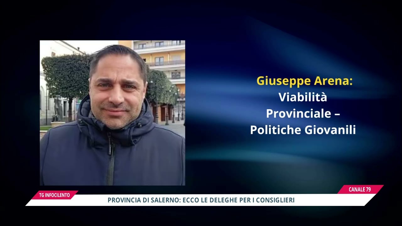 Provincia di Salerno: ecco le deleghe per i consiglieri