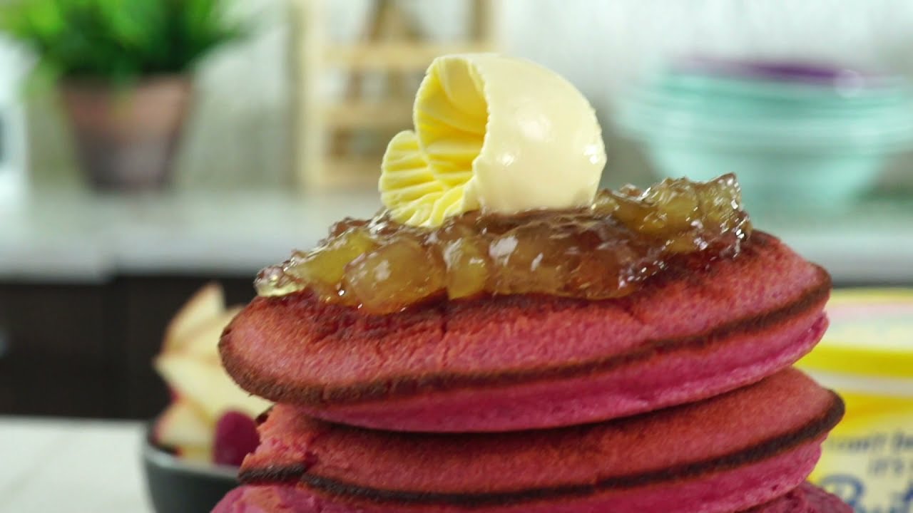Hotcakes de Betabel