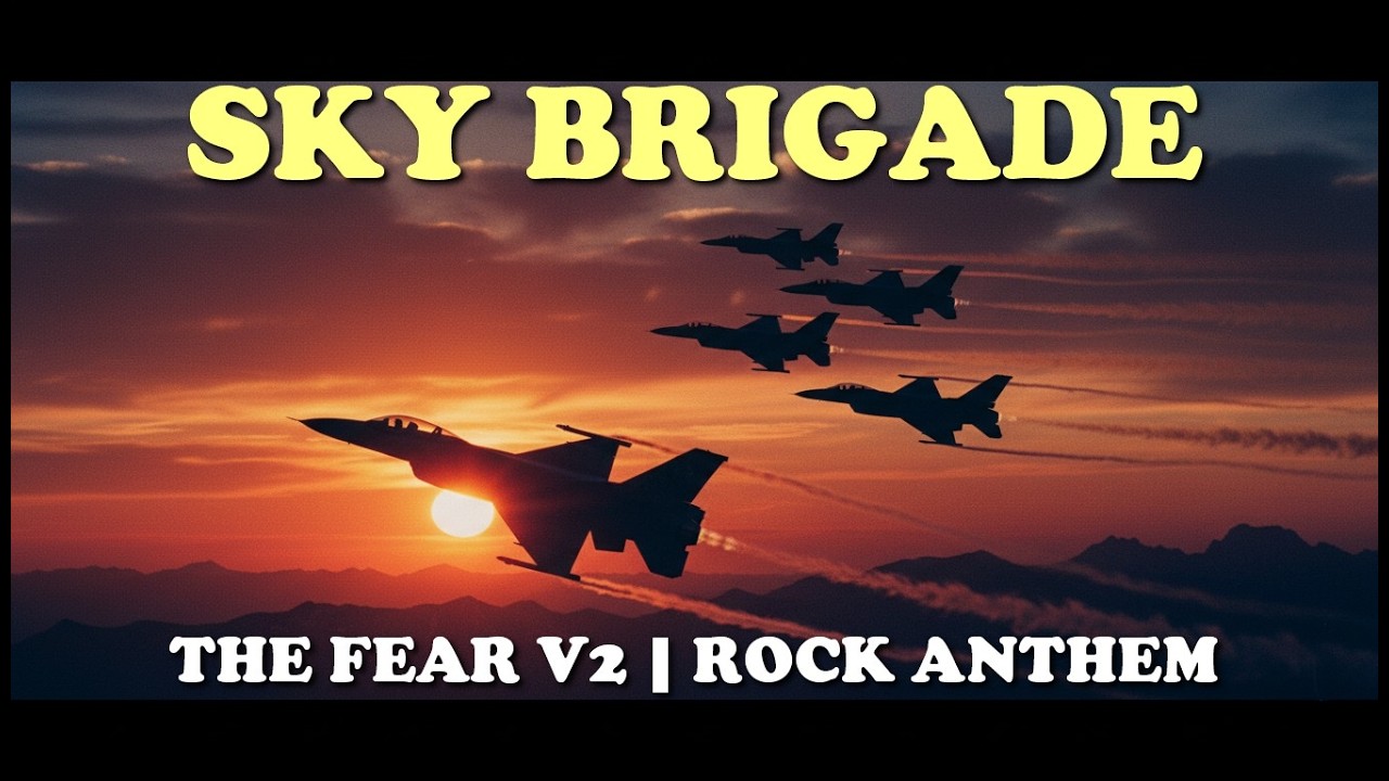 SKY BRIGADE - THE FEAR V2 — 80s90s Melodic Rock (Lyric Video)