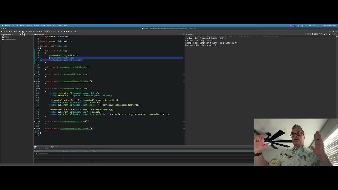 Random String Indices