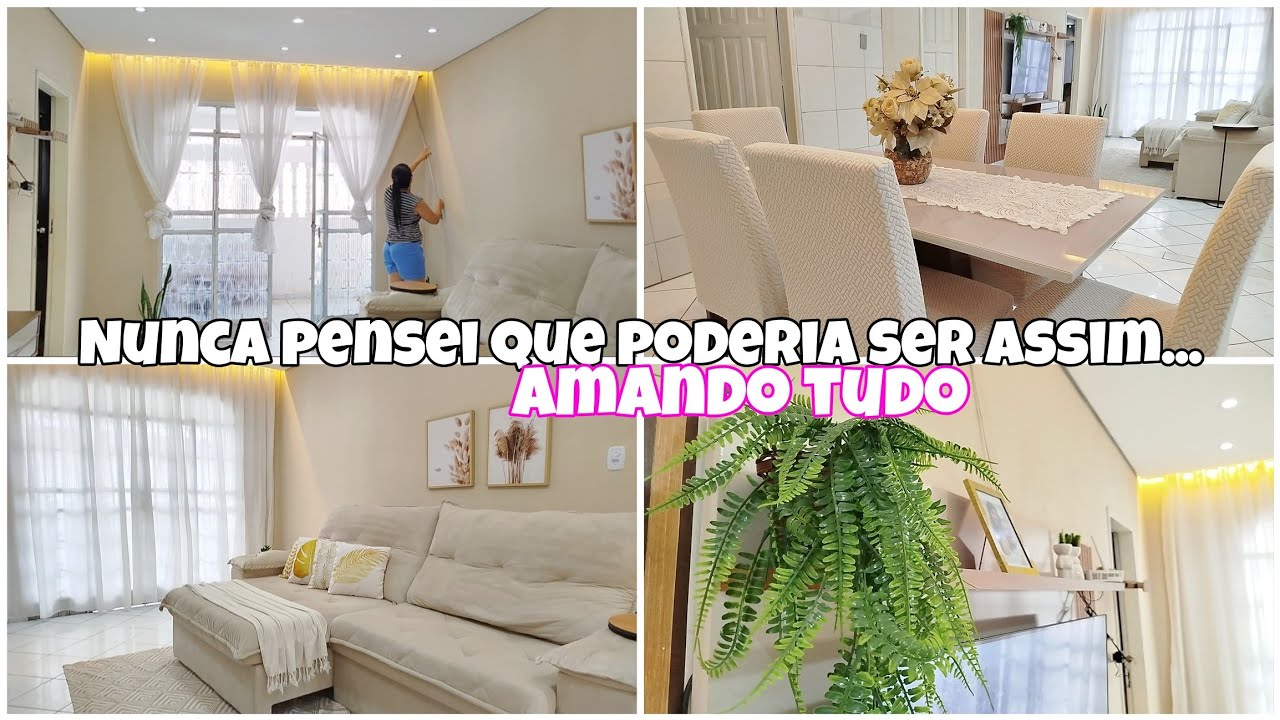 Amei o resultado! Faxina detalhada na sala de estar e Sala de Jantar/ Ficou tudo muito lindo motiva