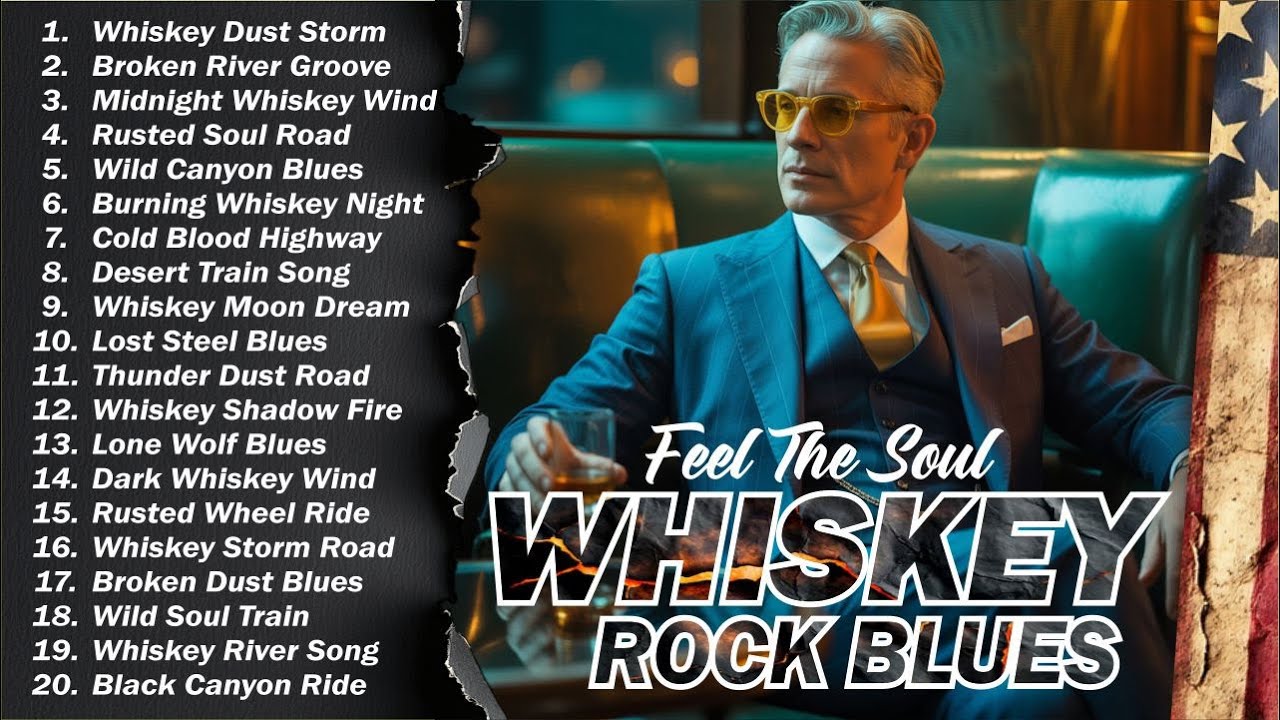 Whiskey Blues Rock 🍂 The Best of Classic Blues Songs | Relaxing Guitar Music for Night & Chill