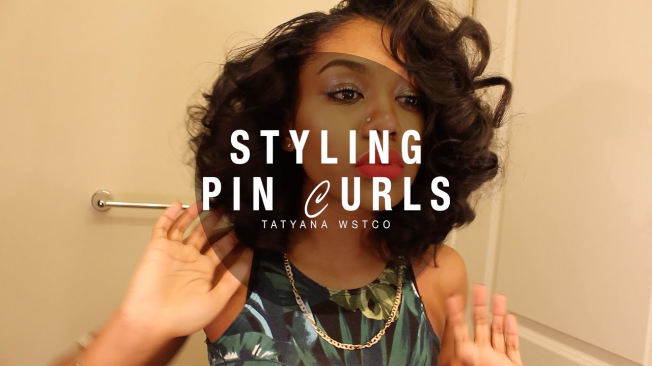 HAIR NOVELS | Styling Pin Curls
