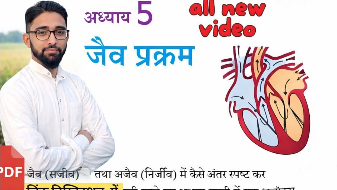 जैव प्रक्रम (Life Processes) | NCERT लाइन-टू-लाइन व्याख्या | कक्षा 10 जीवविज्ञान | #live