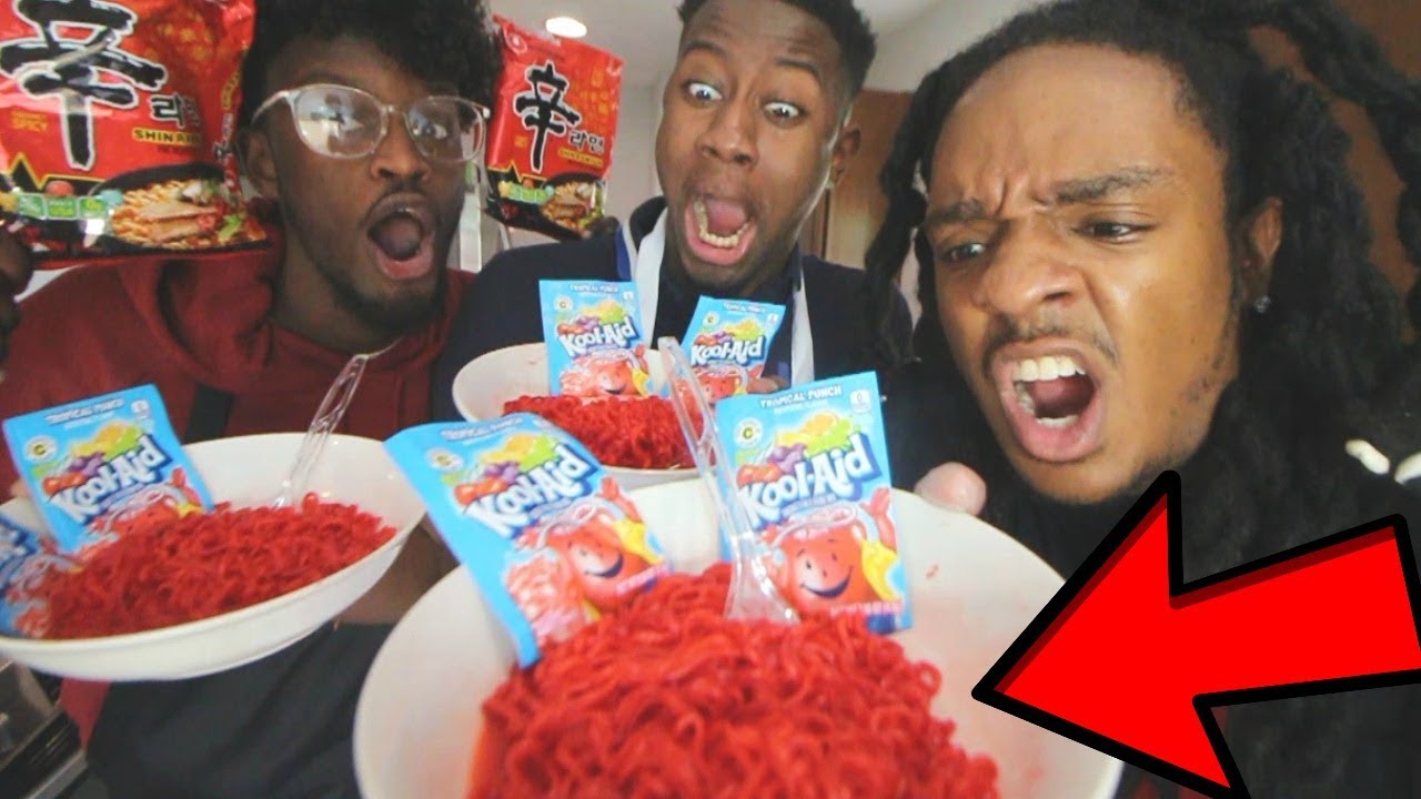 DIY KOOL-AID RAMEN NOODLES TASTE-TEST !!