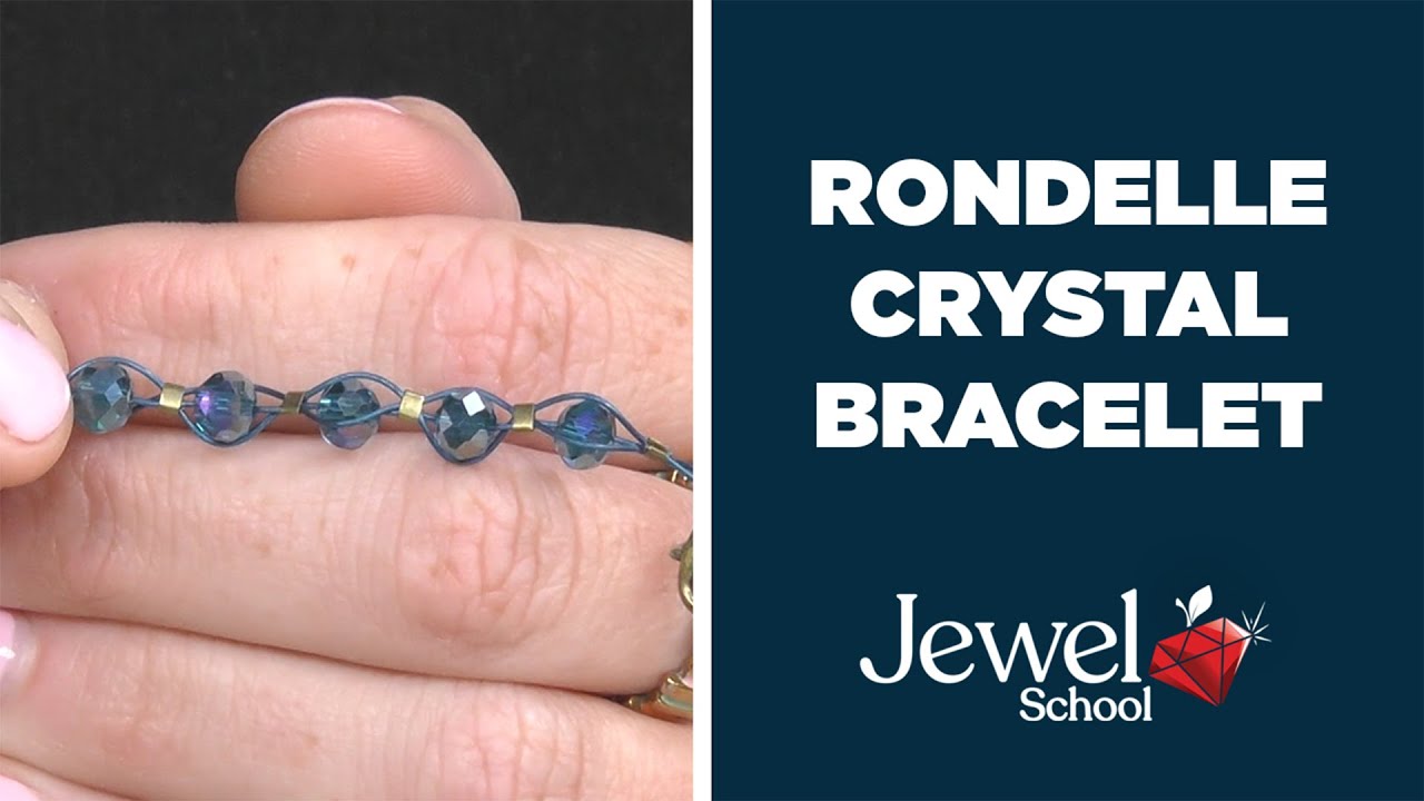 Браслет с кристаллами Rondelle | Jewel School