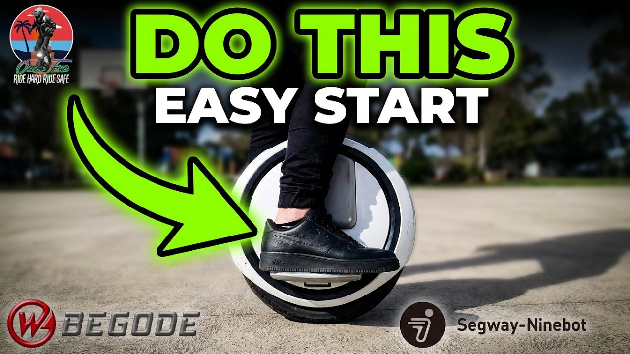 My son & daughter learning to ride an EUC Begode Segway Ninebot 4K