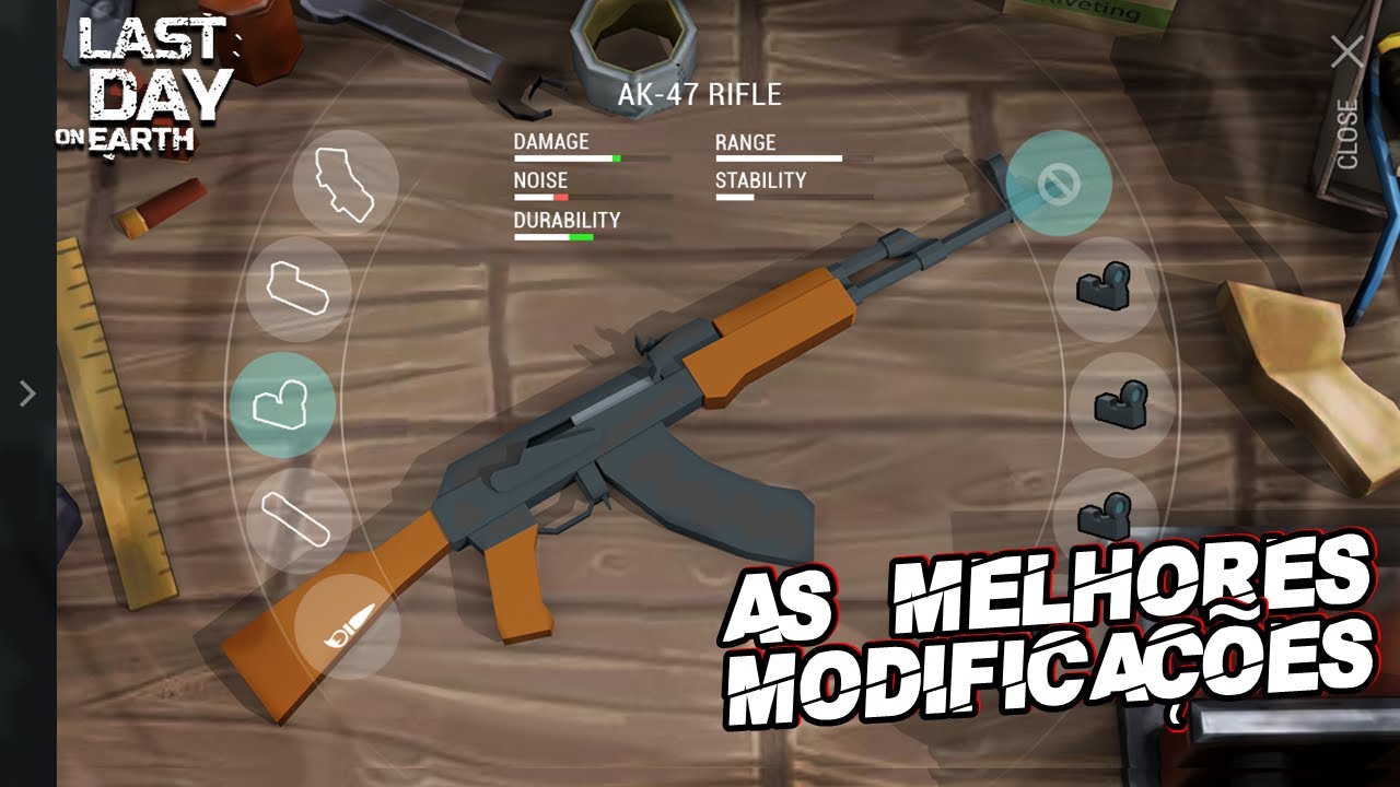 TODAS AS MELHORES MODIFICAÇÕES DE ARMAS DE FOGO (ESPECIAL 10K INSCRITOS) Last Day On Earth