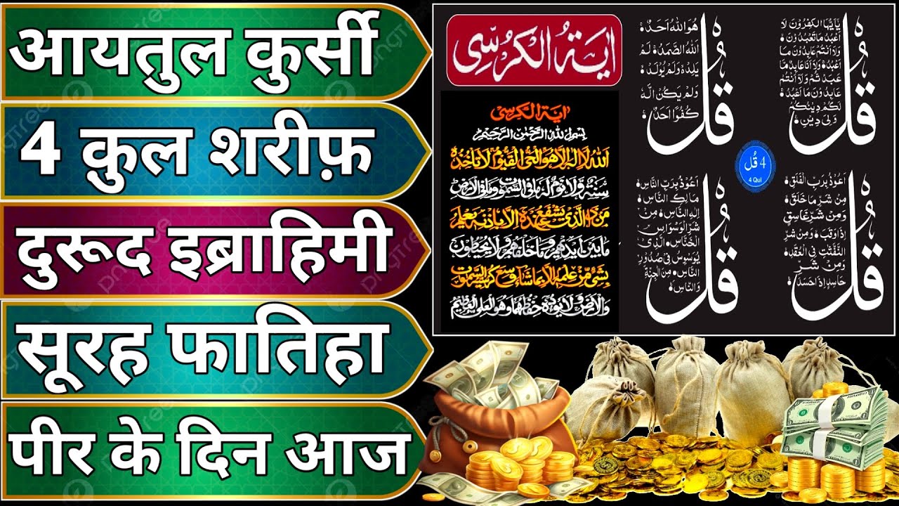 Morning Wazifa After FAJAR Prayers | 4 Qul | Ayatul Kursi | Surah Baqarah | Darood Tanjeena
