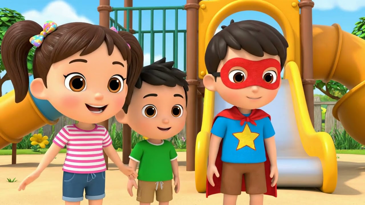 Playground Fun! 🥳 Explore & Play with Nila & Nihad | Learn Pop #kids #kidsenglish #kidsvideo #kids