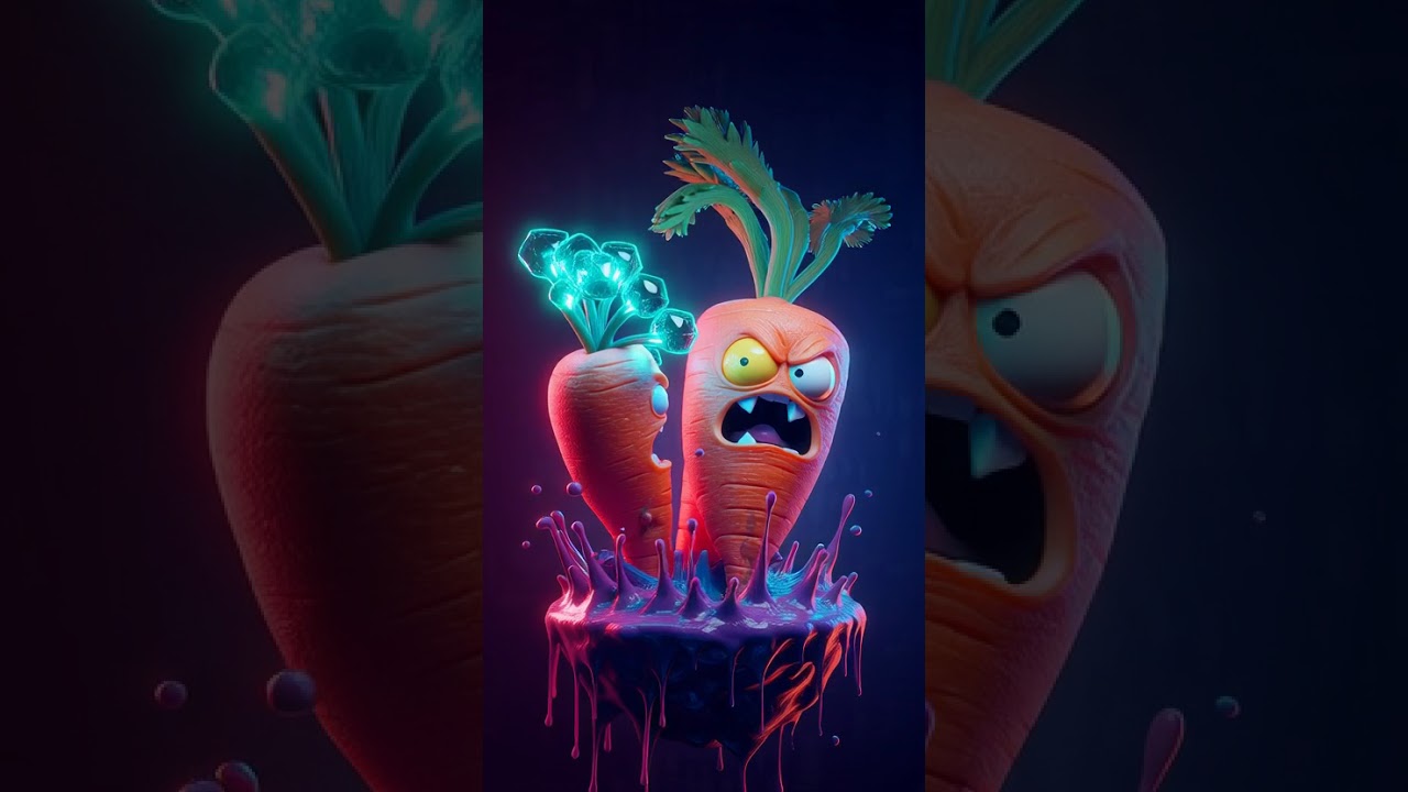 &ldquo;Creepy Funny Carrot Monsters | 3D Cartoon Horror Comedy Animation&rdquo;