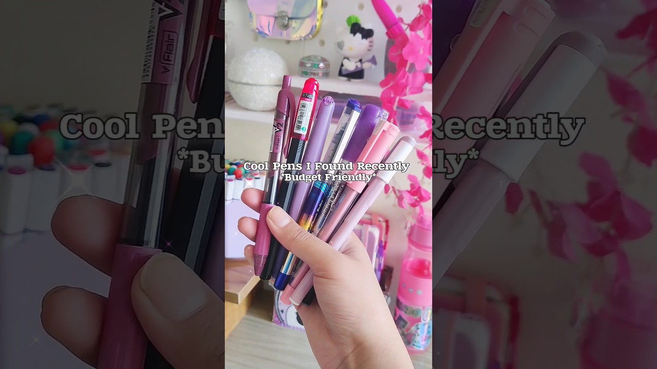 the best 10Rs Pen 🙇 / aesthetic pens in India 💟 