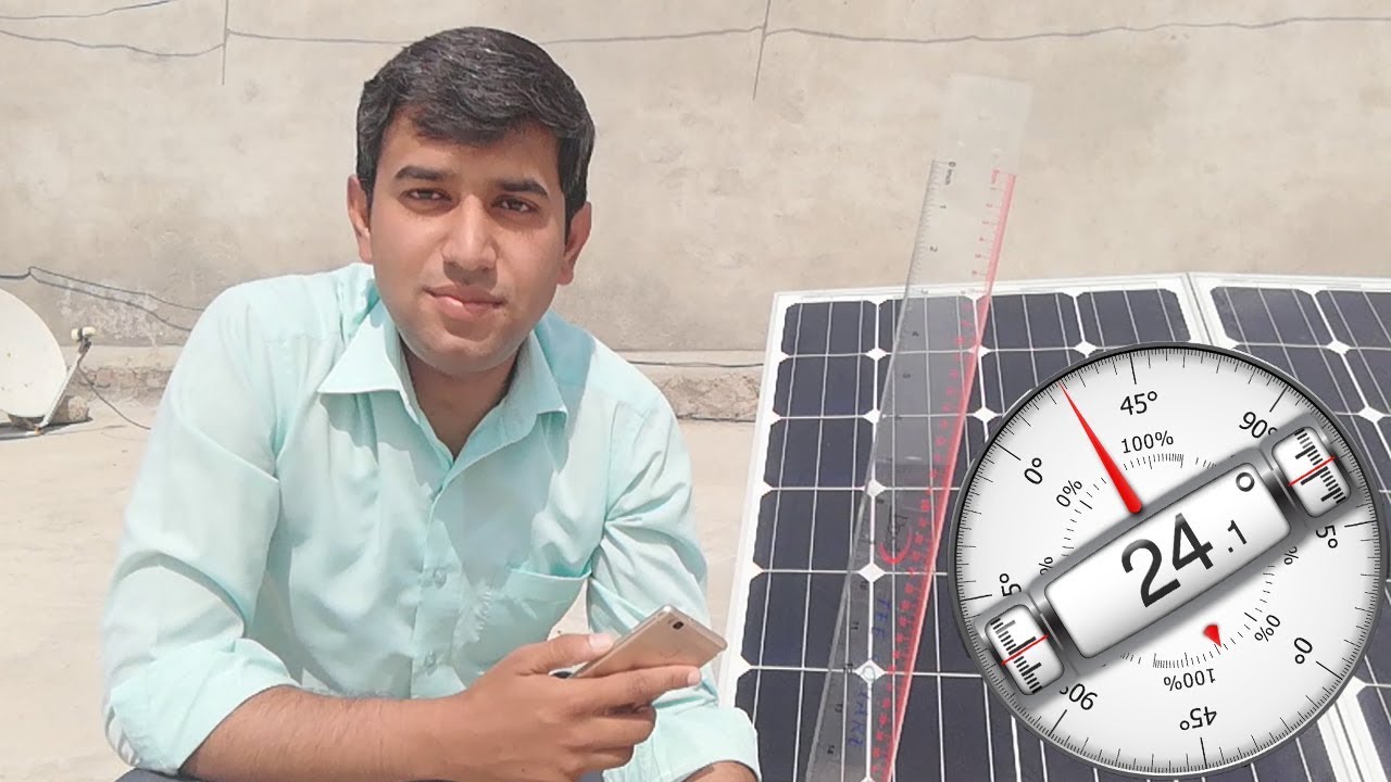 Effect Of Angle Change on Solar Panels Current and Efficiency
